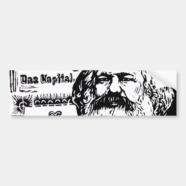 Karl Marx - Das Kapital Bumper Sticker (Front)