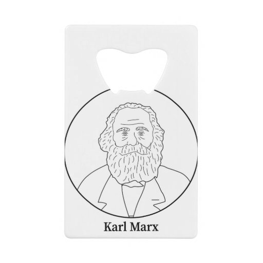 Image of Karl Marx Line Portrait