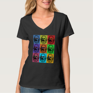 Karl Marx Pop Revolution Philosopher Teacher T-Shirt