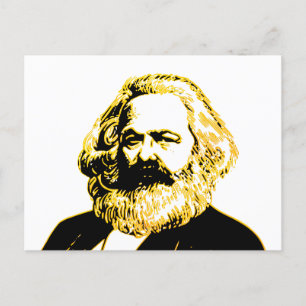 Karl Marx Postcard