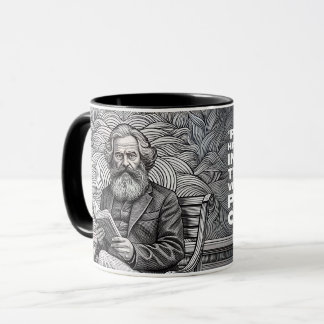 Karl Marx Quote Design - Be the change ! Mug