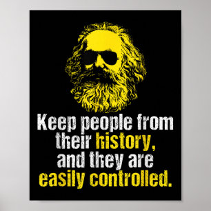 Karl Marx Quote Funny Socialist Party Dsa  Poster