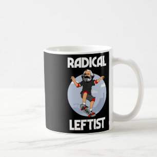 Karl Marx Skateboarding Radical Leftist Funny Marx Coffee Mug
