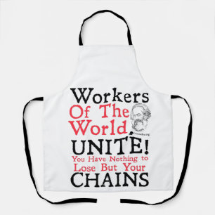 Karl Marx Socialism Apron