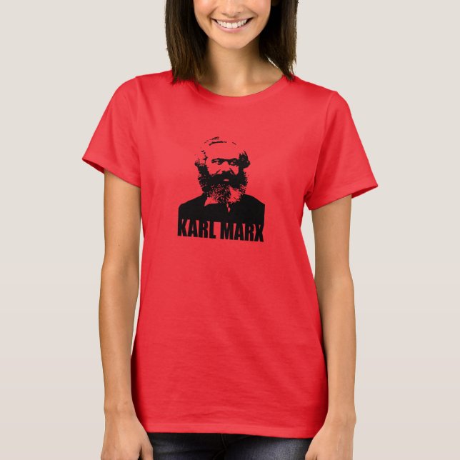 Karl Marx Socialist Communist Revolution TShirt (Front)