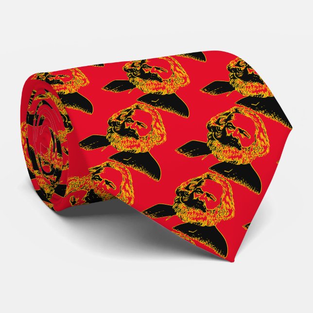 Karl Marx Tie (Rolled)