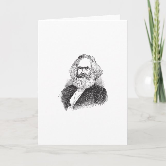 Karl Marx Vintage Card (Front)