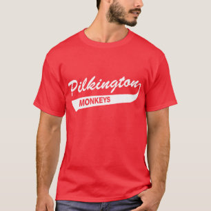 Karl Pilkington Monkeys Red T-shirt
