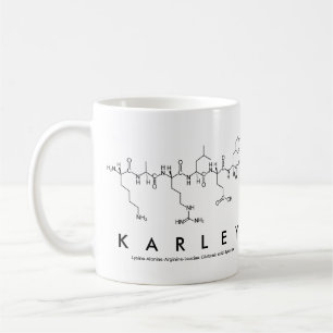 Karley peptide name mug