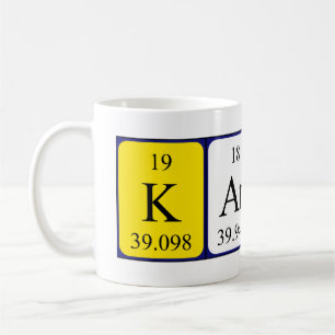 Karlina periodic table name mug