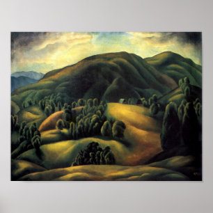 Karlo Mijic Mountain Landscape Poster