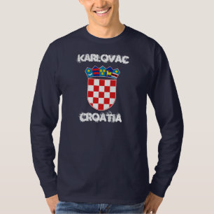 Karlovac, Croatia with coat of arms T-Shirt