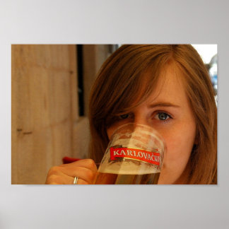 Karlovacko Girl Poster