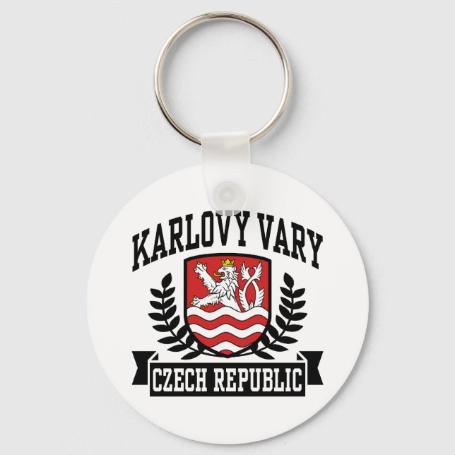 Karlovy Vary Key Ring (Front)