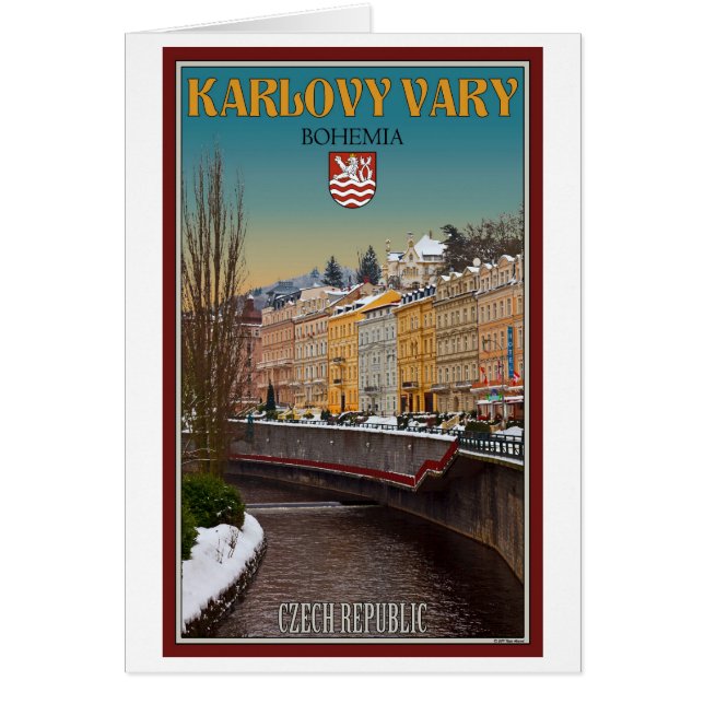 Karlovy Vary - Semnice River Winter (Front)