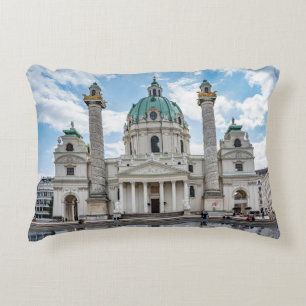 Karlskirche in Vienna, Austria Decorative Cushion