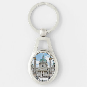 Karlskirche in Vienna, Austria Key Ring