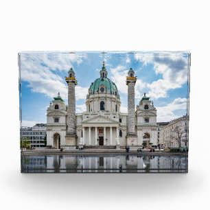 Karlskirche in Vienna, Austria Photo Block