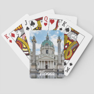 Karlskirche in Vienna, Austria Playing Cards