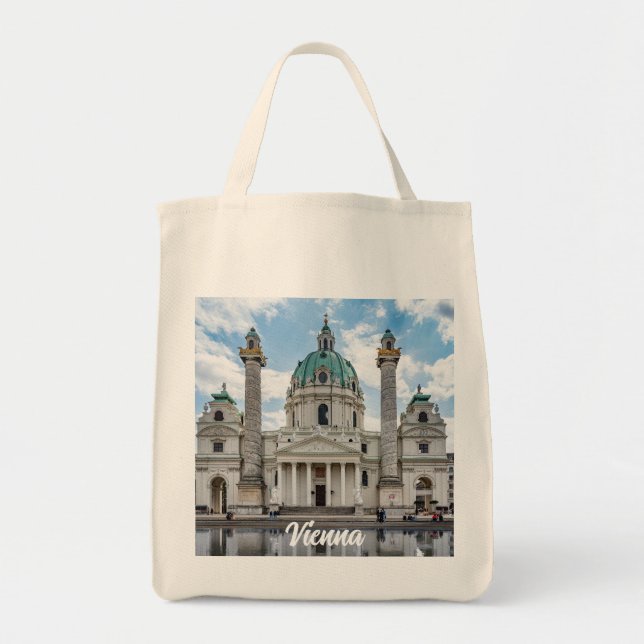 Karlskirche in Vienna, Austria Tote Bag (Front)