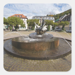 Karlsplatz (Karl's Square), Old Town Heidelberg Square Sticker