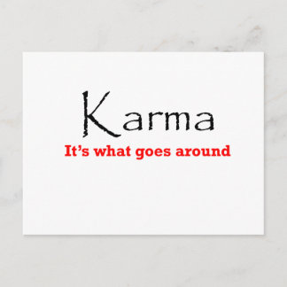 Karma 1 postcard