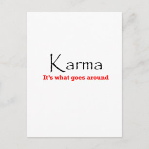 Karma 1 postcard