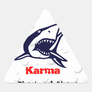 Karma 1 triangle sticker