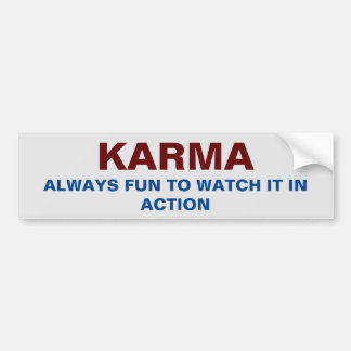 KARMA BUMPER STICKER
