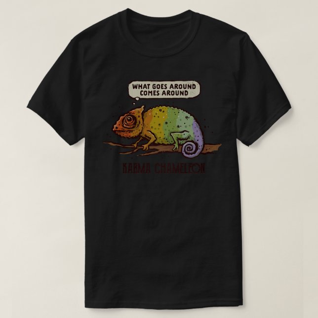 Karma Chameleon T-Shirt (Design Front)