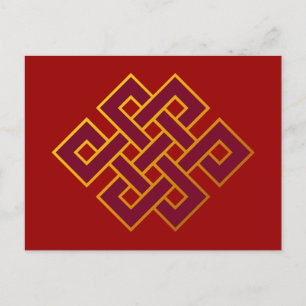 Karma ... Endless Knot or Eternal Knot Postcard