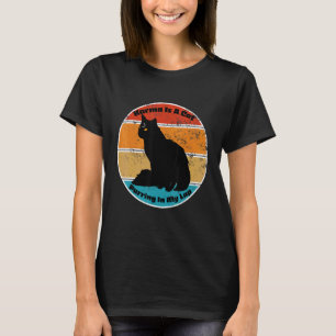 Karma Is A Cat Purring In My Lap Vintage Cat T-Shirt