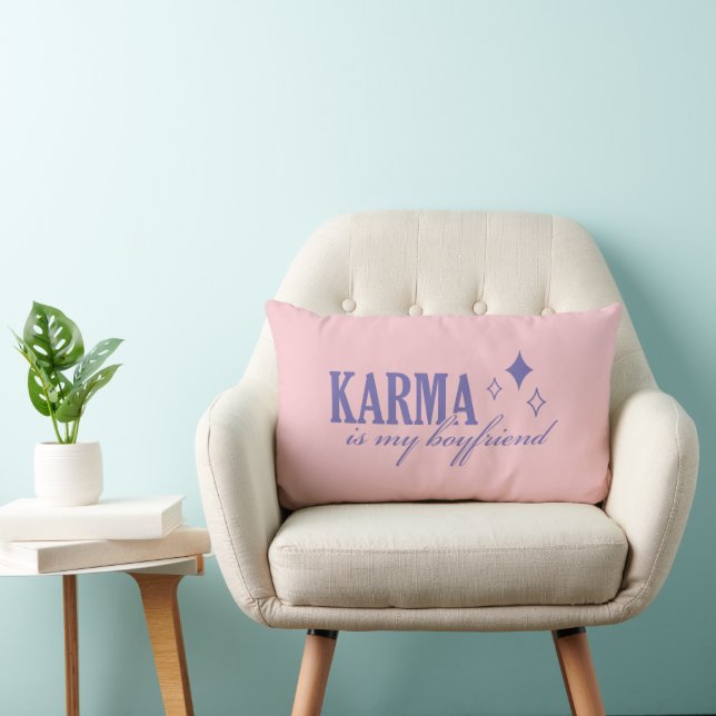 Karma is My Boyfriend Lumbar Cushion (Chair)