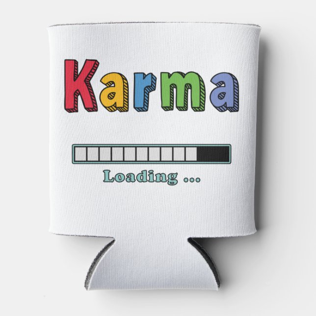 Karma Loading...     Can Cooler (Front)