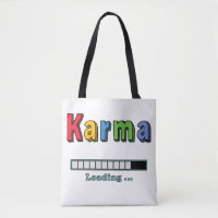 Karma Loading... Tote bag