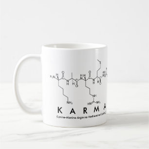 Karma peptide name mug