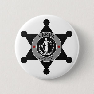 Karma Police Radiohead 6 Cm Round Badge