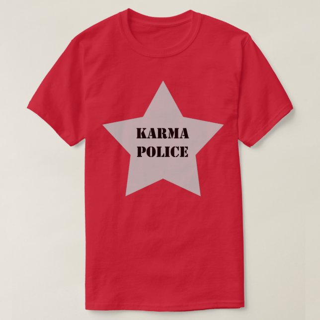 Karma Police star T-Shirt (Design Front)