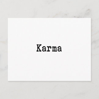 Karma Postcard