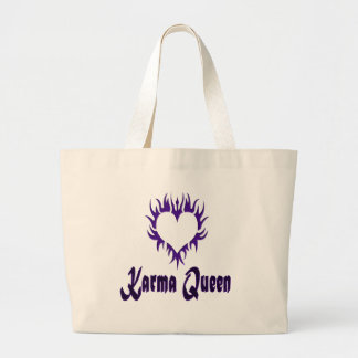 Karma Queen Large Tote Bag