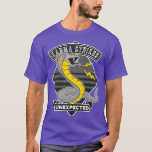 Karma Strikes Tattoo Snake Cobra T-Shirt