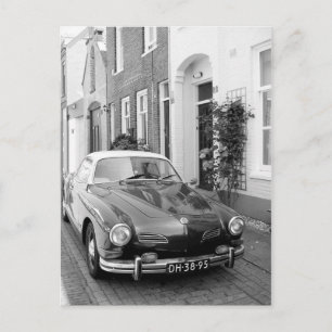 Karmann Ghia Classic Car Art Print Postcard