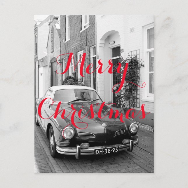 Karmann Ghia Classic Car Holiday Postcard (Front)