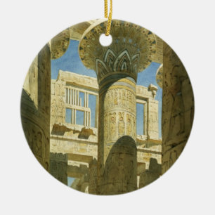 Karnak, c.1866 (w/c on paper) ceramic tree decoration