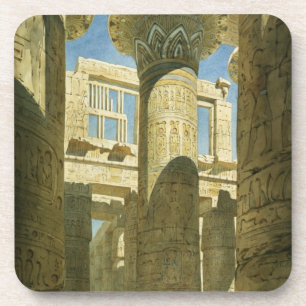 Karnak, c.1866 (w/c on paper) coaster