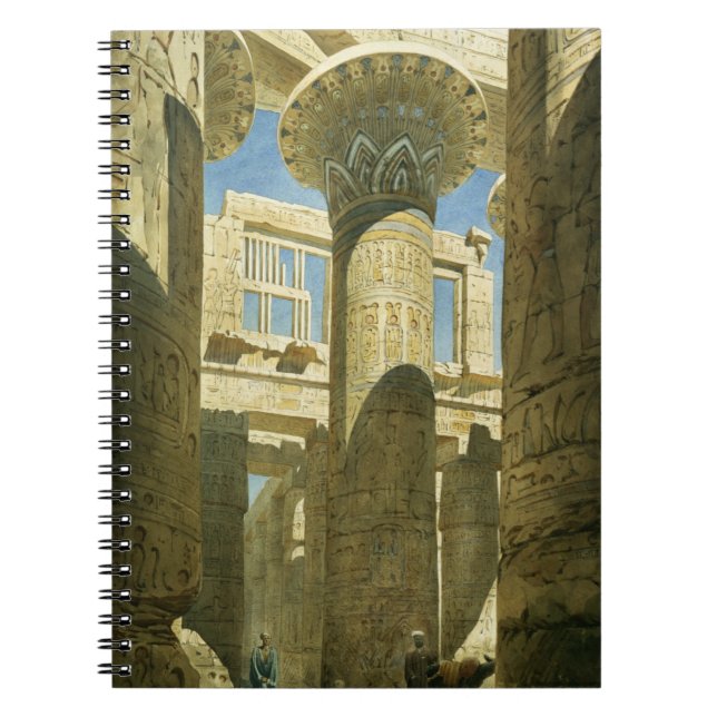 Karnak, c.1866 (w/c on paper) notebook (Front)