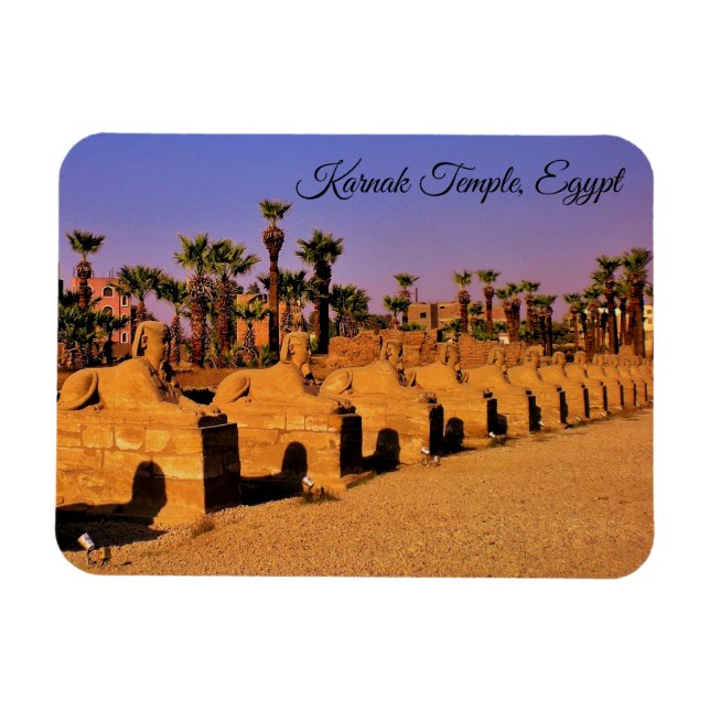 Karnak Temple Magnet (Horizontal)