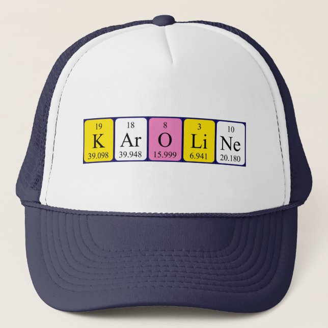 Karoline periodic table name hat (Front)