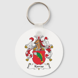 Karras Family Crest Key Ring