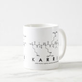 Karrie peptide name mug (Front Right)